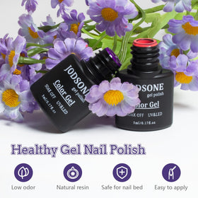 JODSONE gel texture close-up highlighting smooth, pigment-rich finish