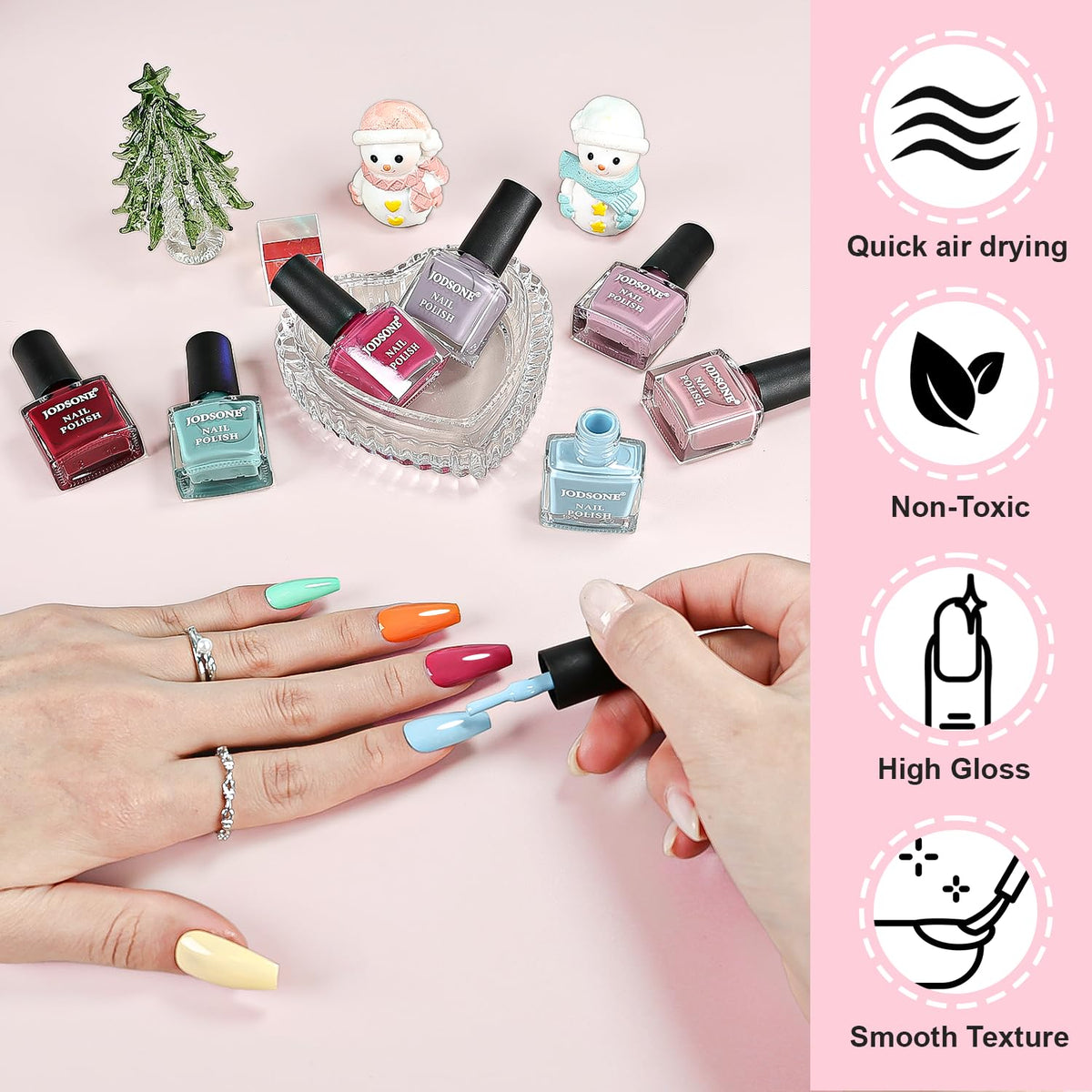 JODSONE color array flatlay displaying variety for creative color choice