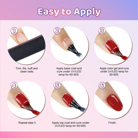 JODSONE color swatch card with two-coat examples for accurate shade selection