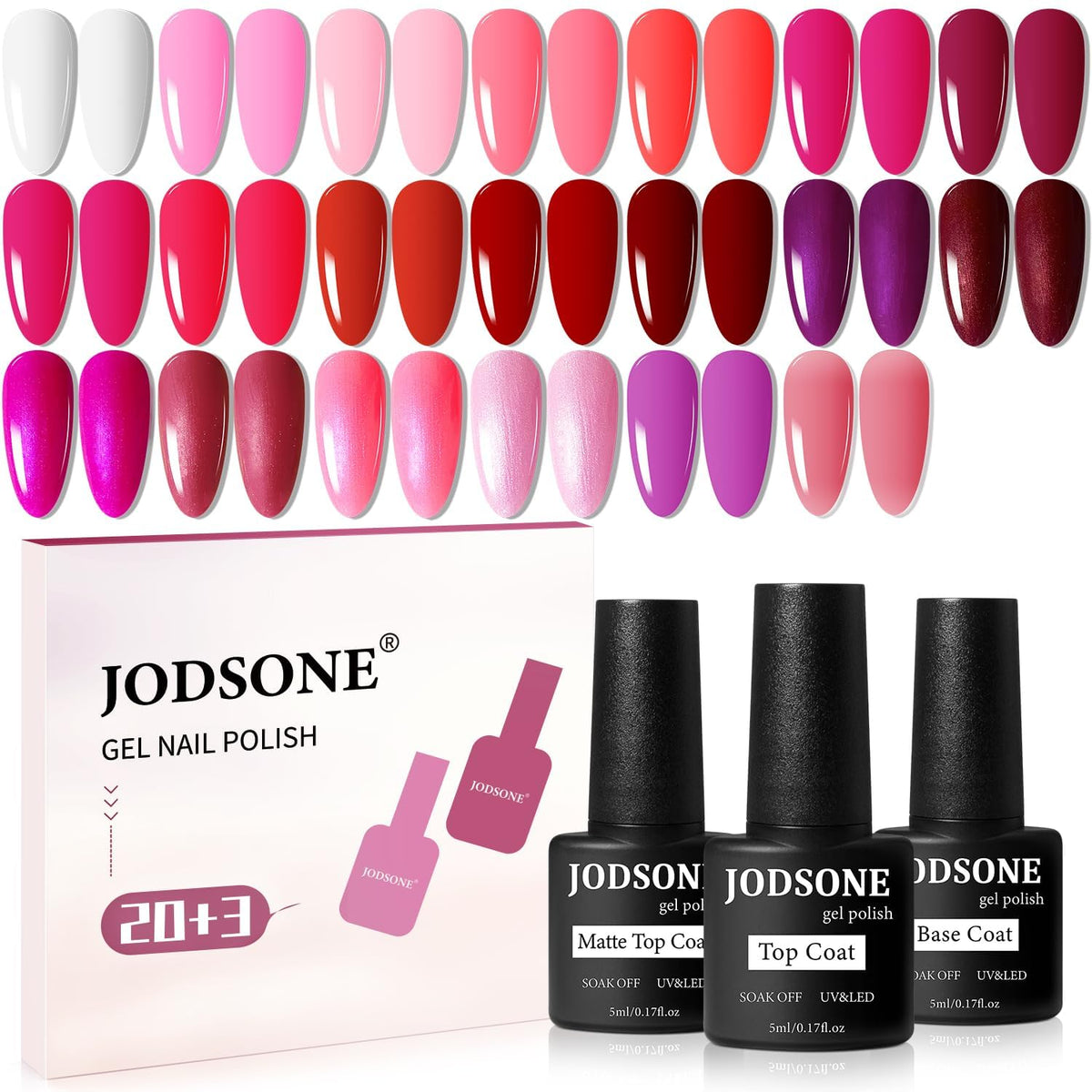 JODSONE kit front packaging showing all 23 pieces and branding for easy identification
