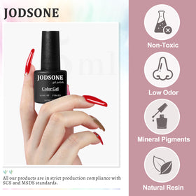 JODSONE glitter topcoat on accent nail adding sparkle for special occasions