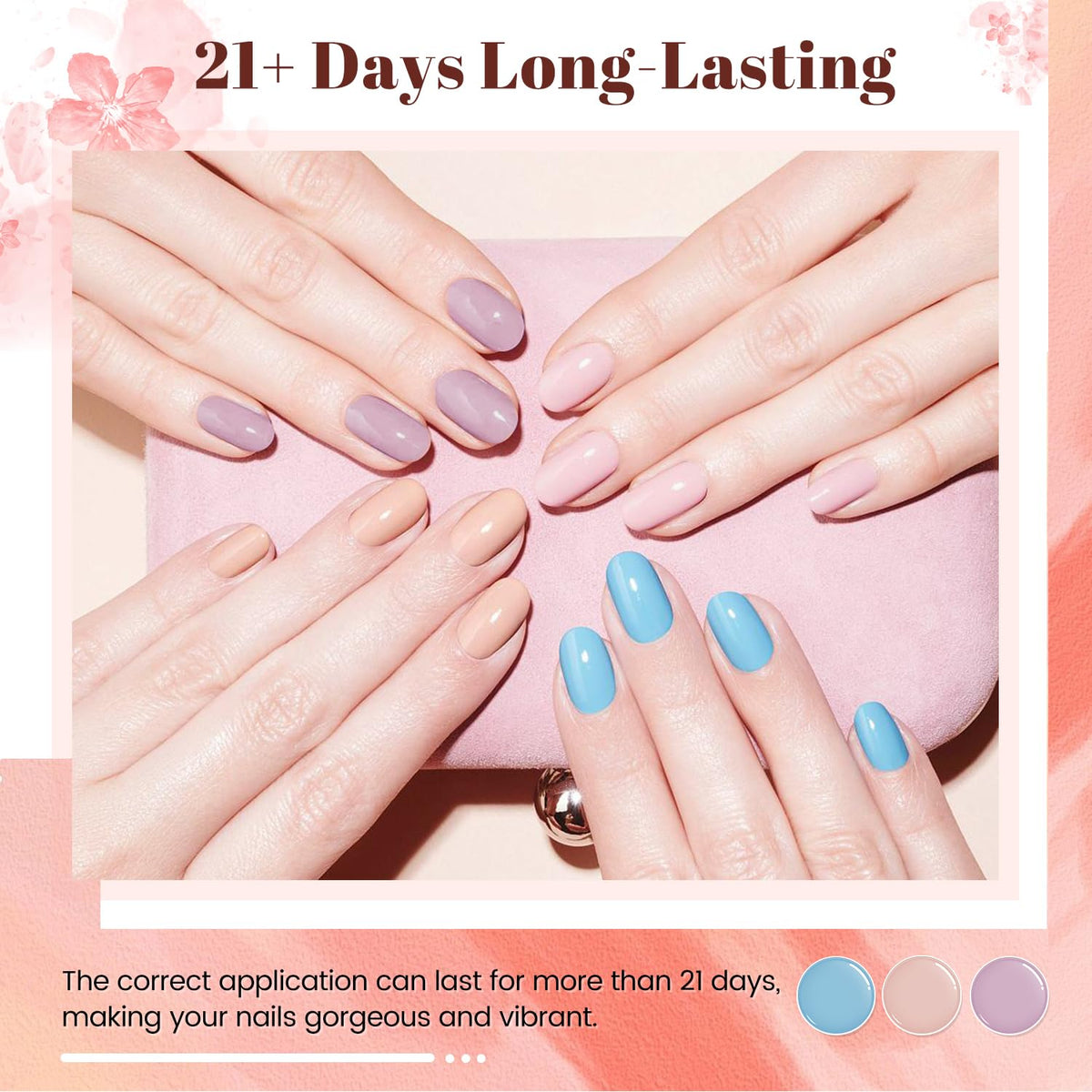 JODSONE glossy top coat sheen on nails showcasing high-shine finish and protection
