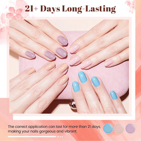 JODSONE glossy top coat sheen on nails showcasing high-shine finish and protection