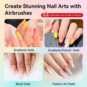 JODSONE gradient nail demo on model hand showing smooth ombré finish benefit
