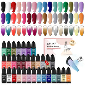JODSONE kit layout with 32 bottles showing full color range and quick selection benefit