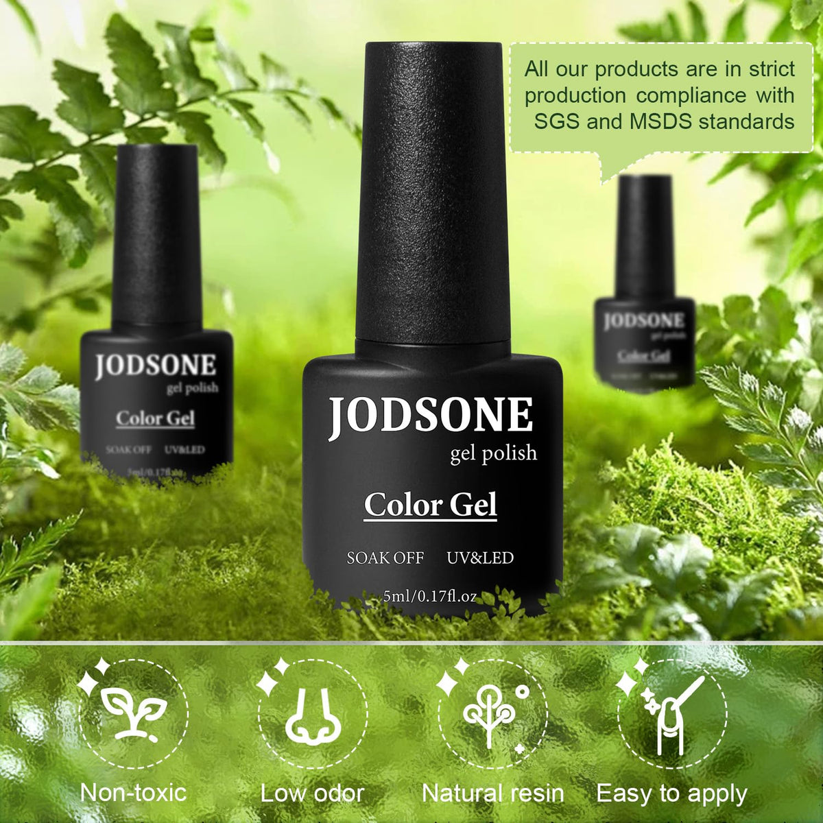 JODSONE lamp front on display curing quickly for efficient manicures