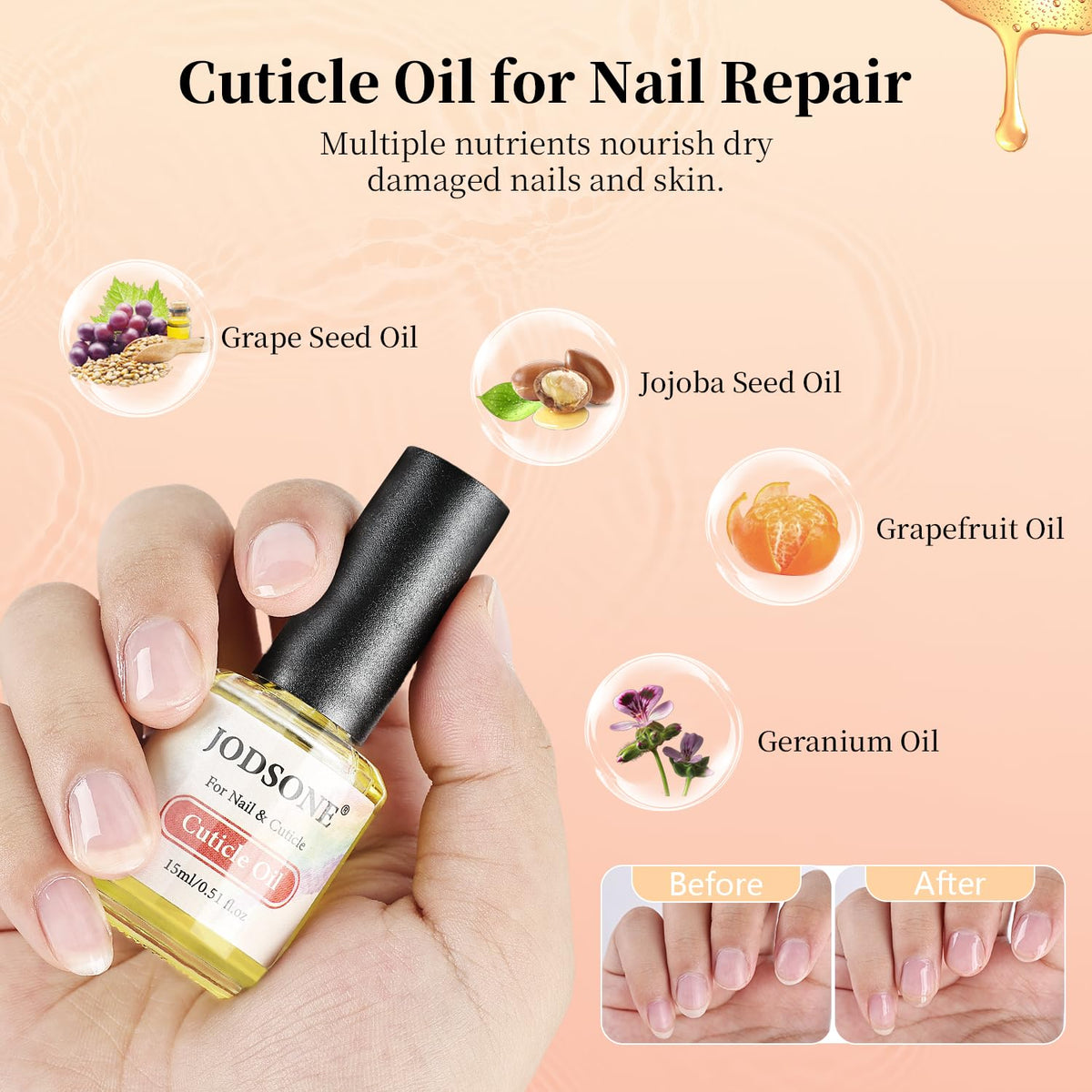 JODSONE latex tape application on nail edge protecting skin during removal