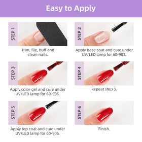 JODSONE lifestyle photo of at-home gel manicure being cured with lamp