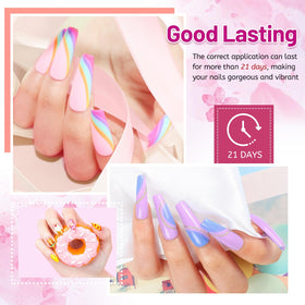 JODSONE manicure in progress illustrating easy at-home application and cure benefit