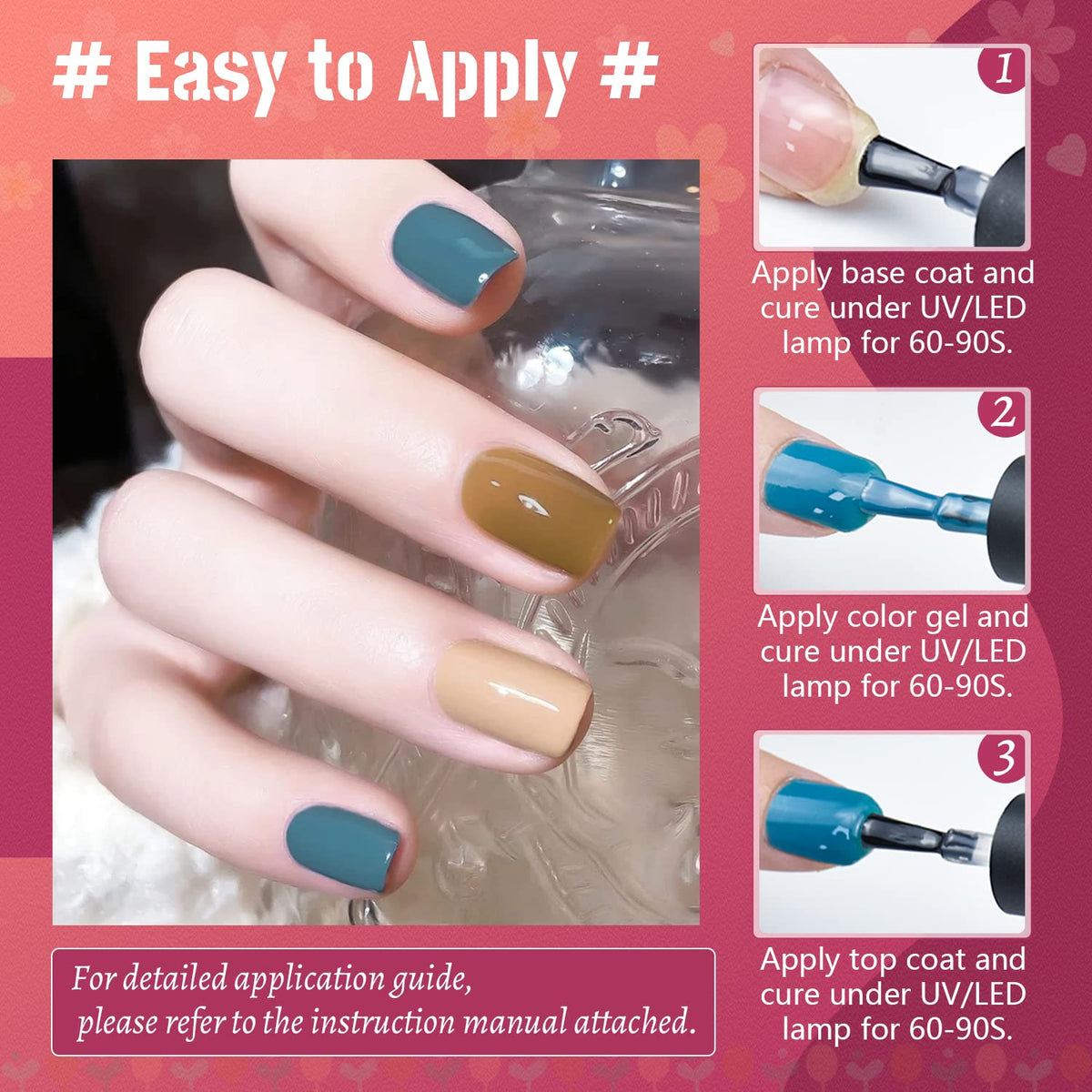JODSONE manicure in use curing under lamp for durable salon finish