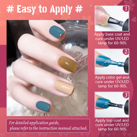 JODSONE manicure in use curing under lamp for durable salon finish