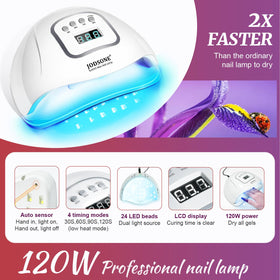 JODSONE manicure tools layout including files and buffers for salon prep
