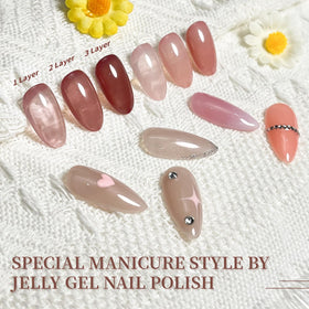 JODSONE model hand wearing cured jelly shades showing natural glow