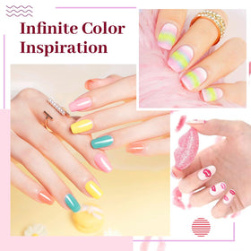 JODSONE manicure on hand lifestyle shot demonstrating salon-quality results at home
