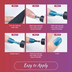 JODSONE polish being applied to a nail illustrating smooth, even coverage