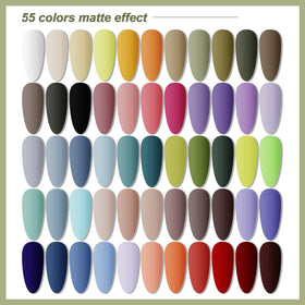 JODSONE polish swatches on wheel showing shade selection advantage