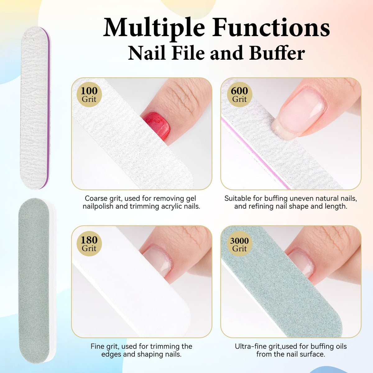 JODSONE nail removal in use showing softened gel being peeled safely