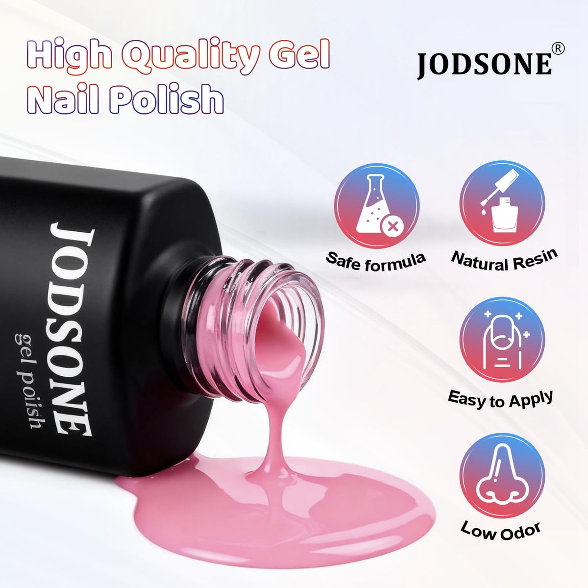 JODSONE kit next to a hand for scale to show bottle and lamp sizing