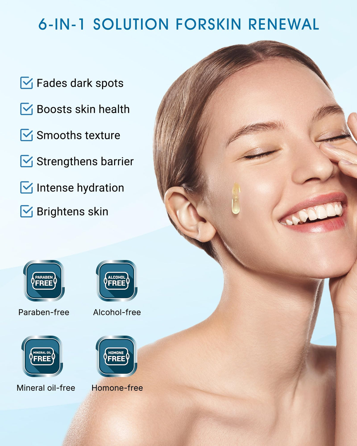 joefuud serum applied to hand illustrating targeted use and visible coverage benefit