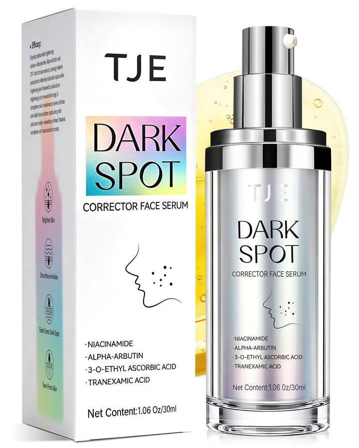 joefuud front packaging showing serum bottle and clear labeling for brightening benefit
