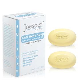 JOESOEF front packaging showing medicated sulfur soap and benefits