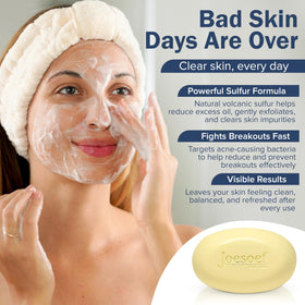 JOESOEF foamy lather in hand demonstrating effective oil removal
