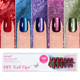 Jofay Fashion front packaging showing 160-piece salon set and color range