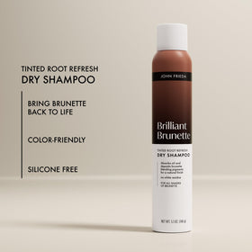 John Frieda nozzle close-up illustrating even spray for easy root refresh