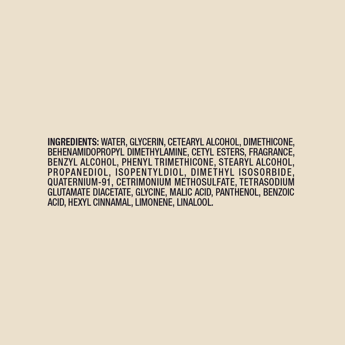 John Frieda recycled packaging label emphasizes eco-friendly materials and care