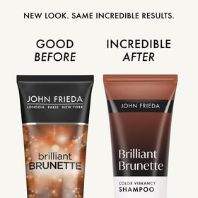John Frieda back label and ingredients for transparent benefits