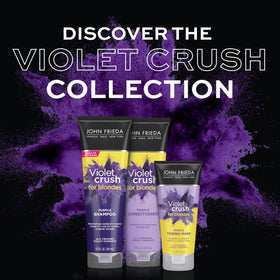 John Frieda close-up of pale purple conditioner texture for toning