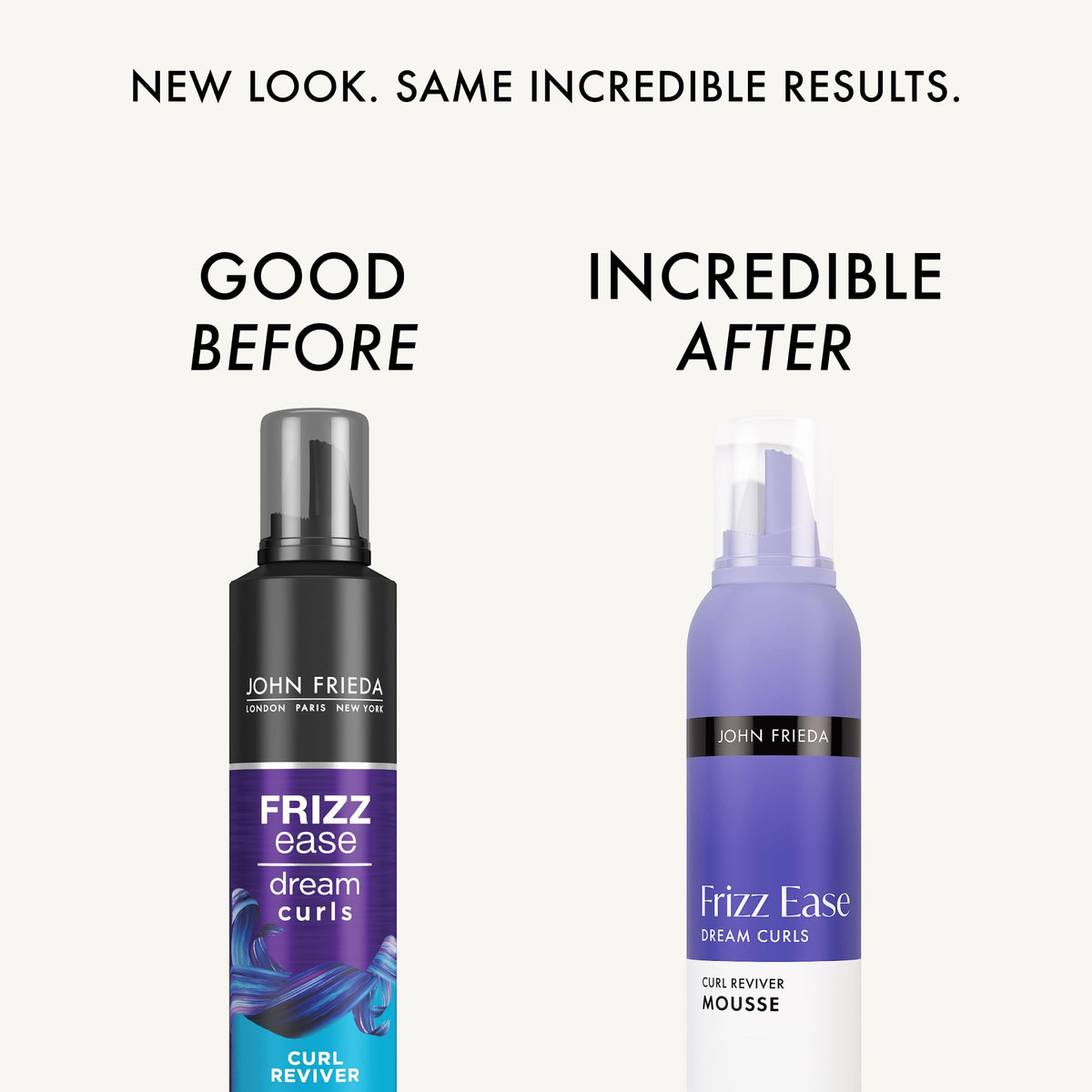 John Frieda back label with ingredients and usage directions