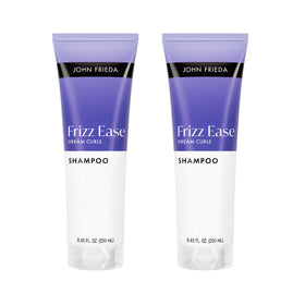 John Frieda front packaging showing two bottles and product name benefit