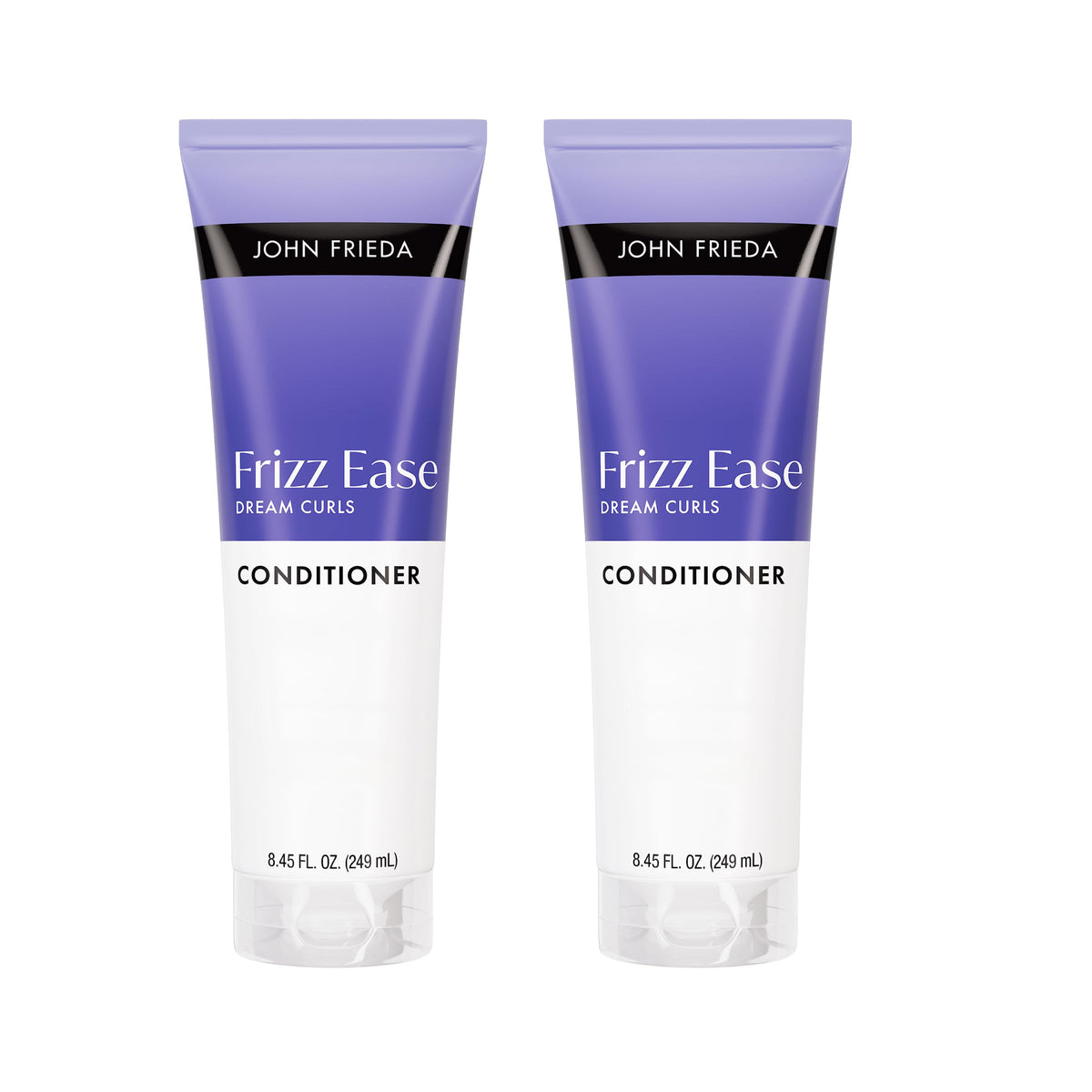 John Frieda front packaging showing product and clear benefits