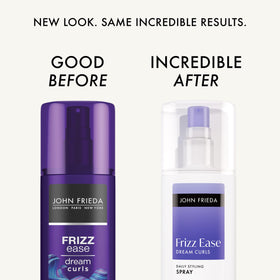 John Frieda spray nozzle close-up demonstrating easy mist application