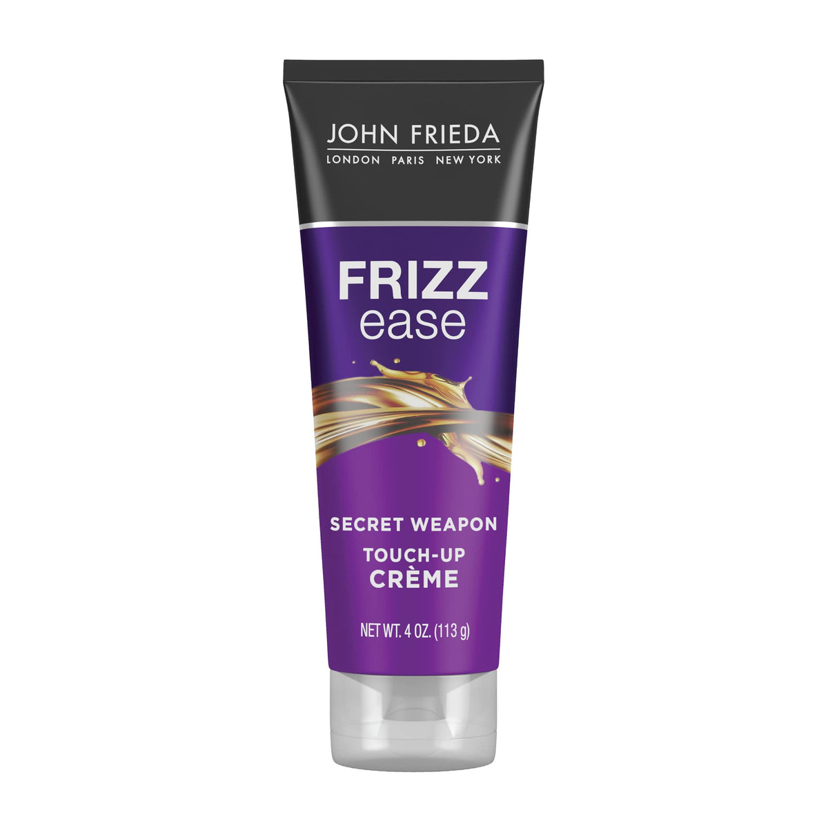 John Frieda front packaging showing compact 4 oz tube and brand clarity for convenience