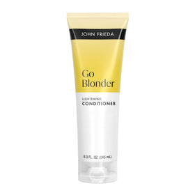 John Frieda front packaging showing bottle and product benefits