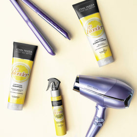 John Frieda Go Blonder citrus and chamomile ingredients boosting brightness
