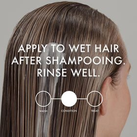 John Frieda lifestyle model with bright, shiny blonde hair result