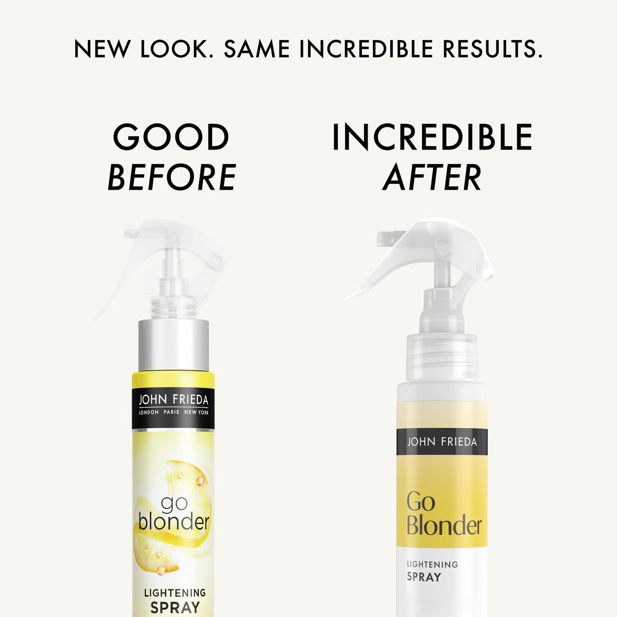 John Frieda close-up spray nozzle ready for precise application benefit