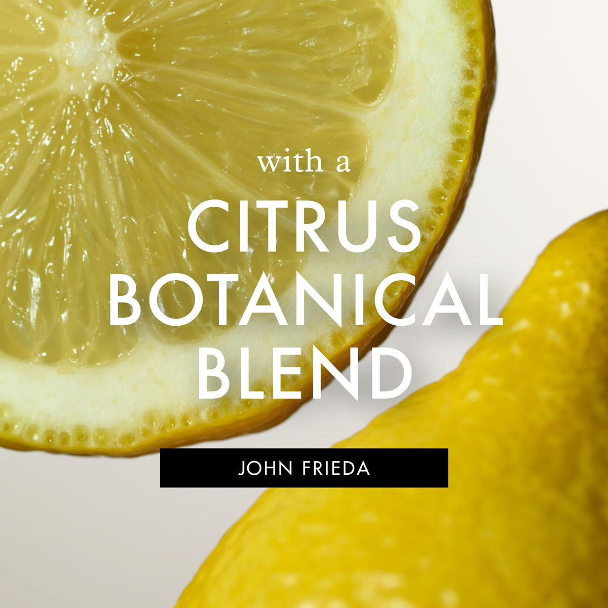 John Frieda shampoo paired with conditioner to show complete brightening routine