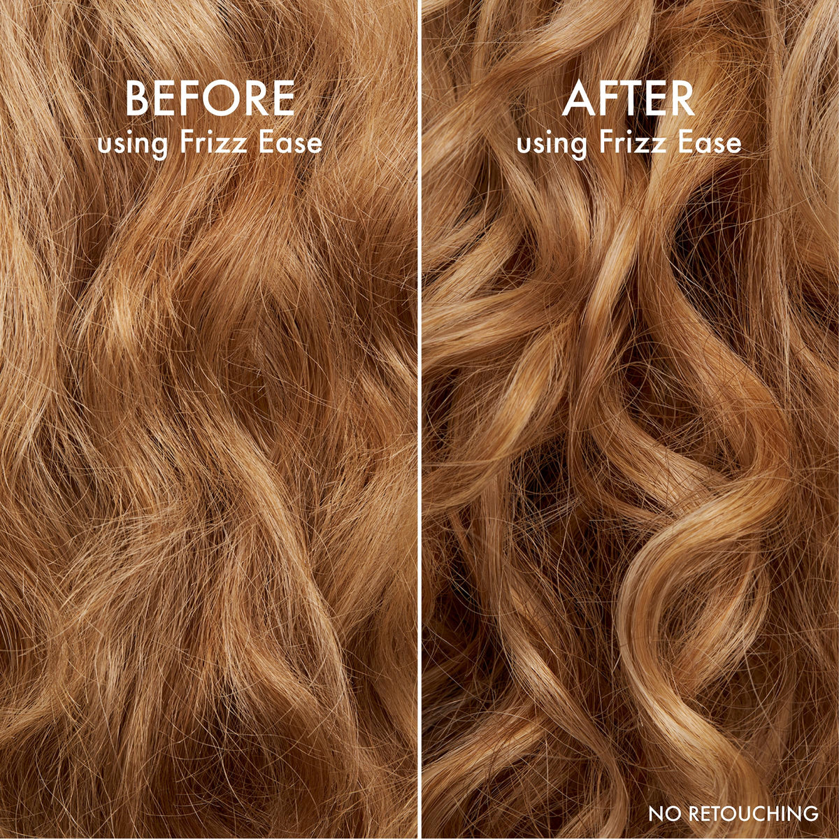 John Frieda can on bathroom counter during styling, ready for finishing and shine