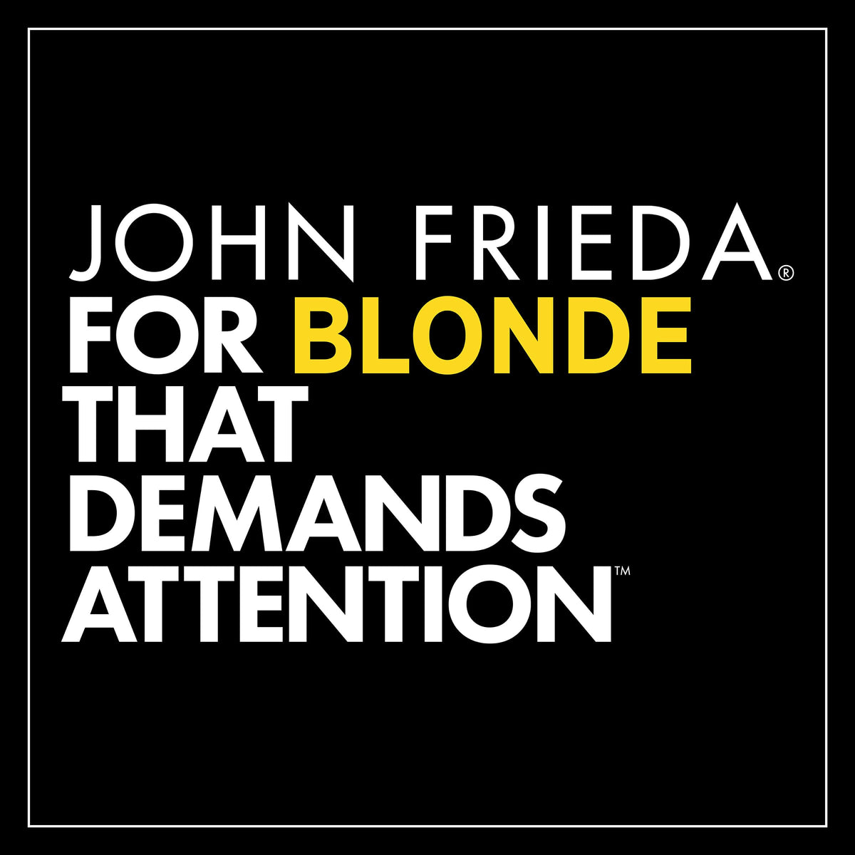John Frieda styled hair in a beach-like setting conveying effortless volume