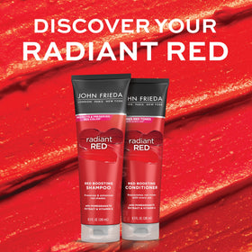 John Frieda pomegranate extract close-up emphasizing antioxidant boost
