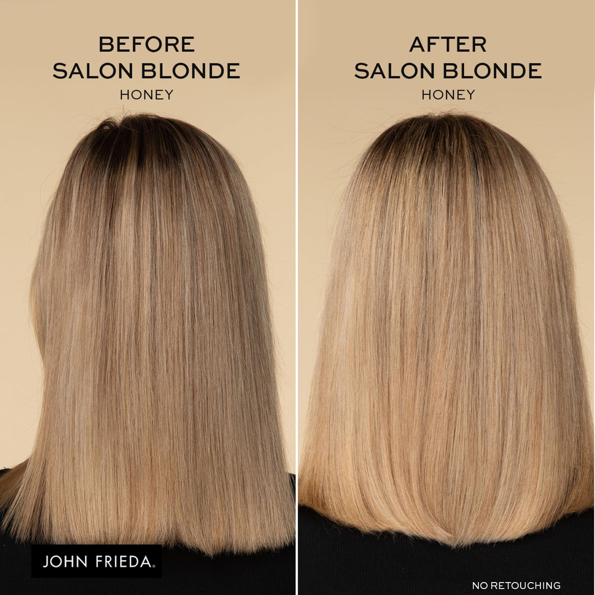 John Frieda creamy toner texture close-up showing smooth application