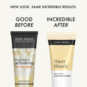 John Frieda back label ingredients list highlighting vegan and silicone-free benefits