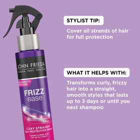 John Frieda spray nozzle close-up demonstrating precise application