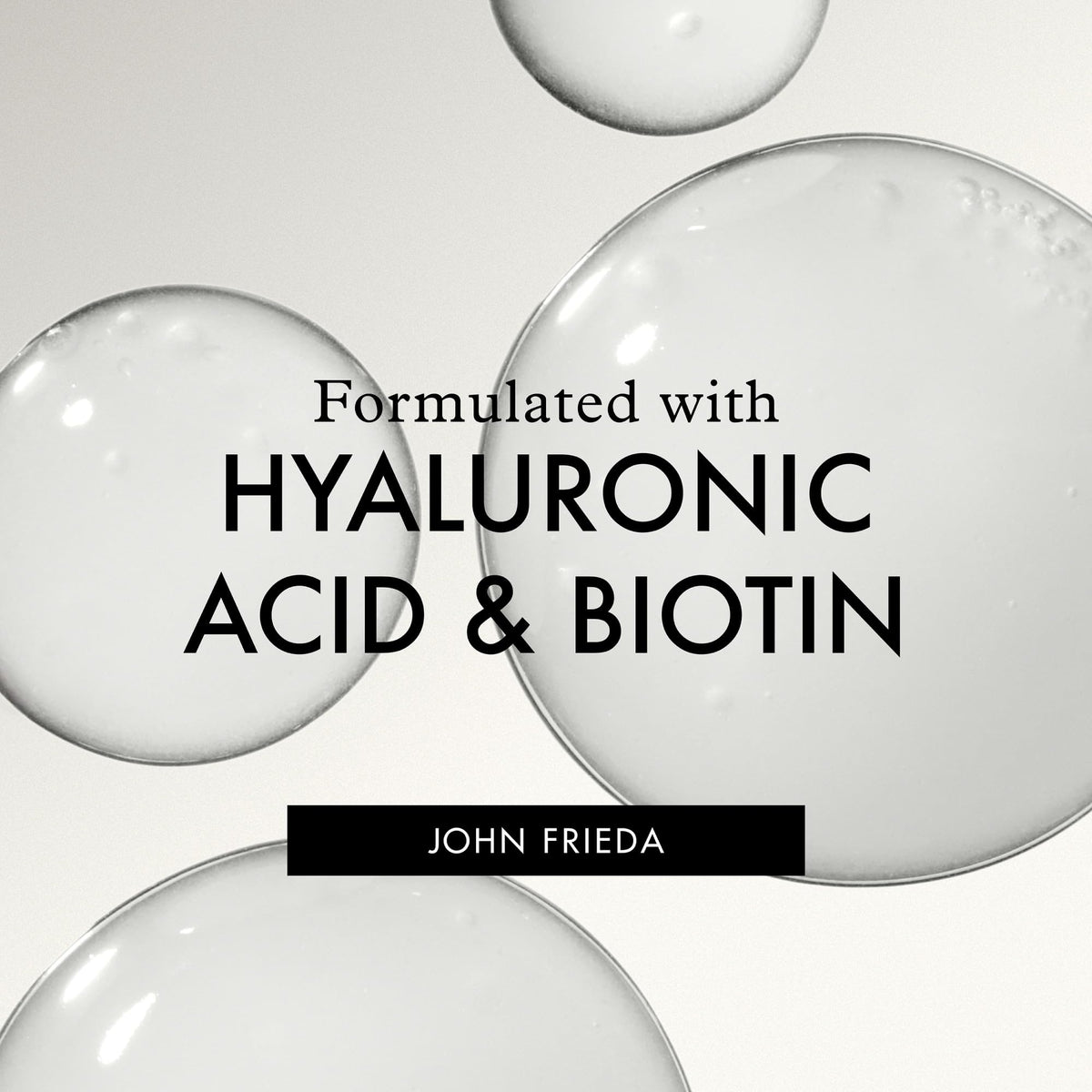 John Frieda before and after showing fuller-looking hair after use