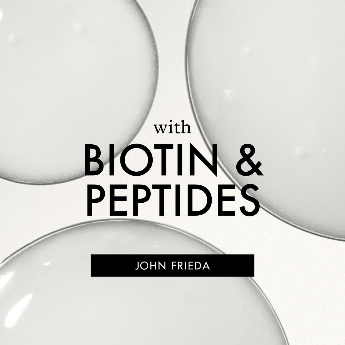 John Frieda before and after scale comparison showing visible density benefit