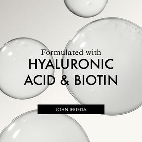 John Frieda 8.3 fl oz size comparison showing compact bottle